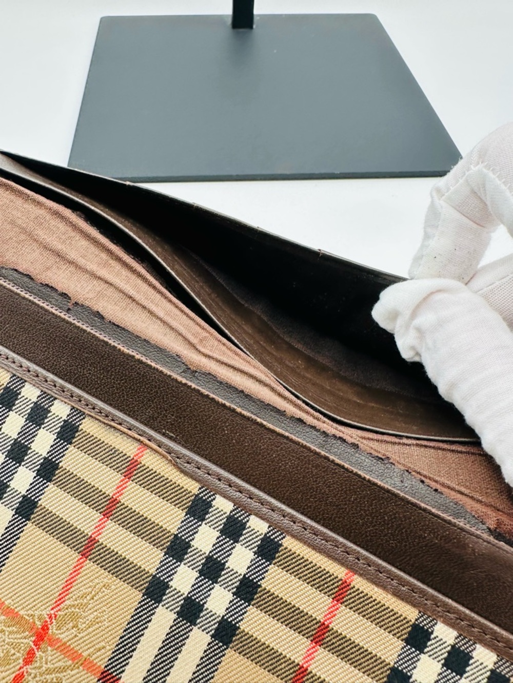Burberry Vintage Long Plaid Wallet - Picture 12 of 12
